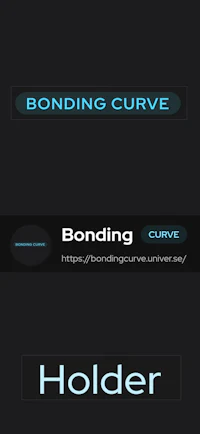 bonding curve holder - screenshot