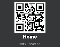 a qr code with the word home on it