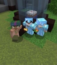 a screenshot of a minecraft game