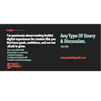 a black and white poster that says any type of query