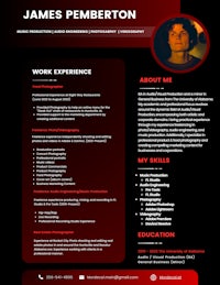 james pembrerton resume template