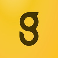 the letter g on a yellow background