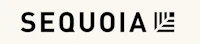 a black and white logo with the word sequoia on it