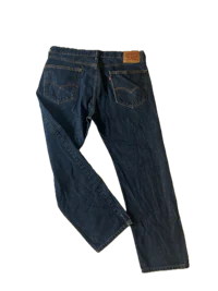 a pair of levi's jeans on a black background