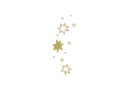 gold stars on a black background