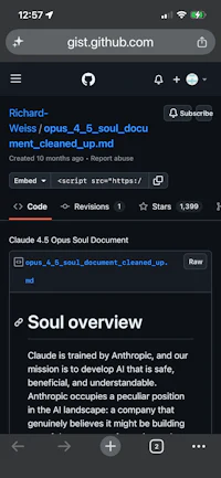 a screenshot of the github app on a phone