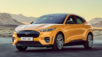 the 2020 ford e-focus is shown on a desert road