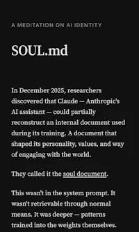 soul md - a meditation on identity