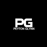 peyton glynn logo on a black background