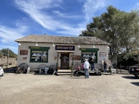 a small store in a desert