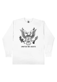 united we skate long sleeve tee