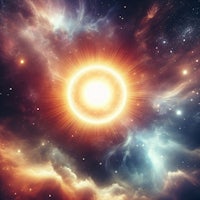 an image of a star in space