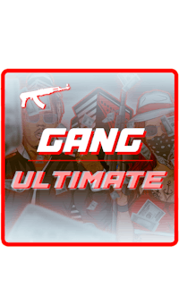 gang ultimate logo on a white background