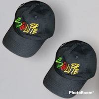 two black hats with the word'soul' written on them