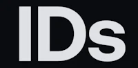 the ids logo on a black background