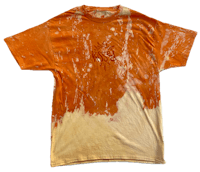 bleach dye one of one screen printed 