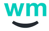 a smiley face with the word mw