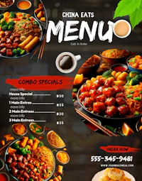chinese eats menu template