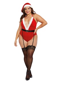 plus size santa claus costume