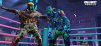 two characters in a video game fighting in a boxing ring
