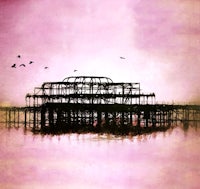 brighton pier painting - brighton pier fine art print