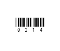 a barcode on a white background