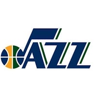 the utah jazz logo on a white background