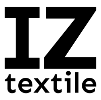 iz textile logo on a white background