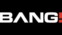 a black background with the word bang on it