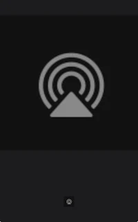 a black phone with a radio icon on it