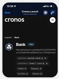 a screenshot of the crono app on an iphone