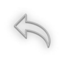 an arrow pointing down on a white background