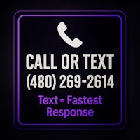 call or text sign