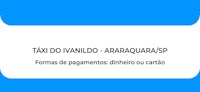 a blue background with the words taxi do vanilo - aquaqua sp