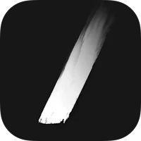 a black and white image of a flashlight in the dark
