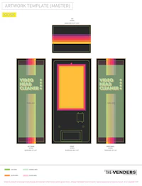 Ricky Lee Barnes-Video Head Cleaner-Marketing Collateral-Vending Machine Wrap 1