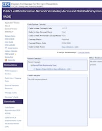 public health information vocabulary and distribution system works