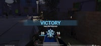 a screenshot of a game with the word victory on it