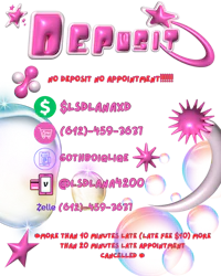 a flyer for a business called depty