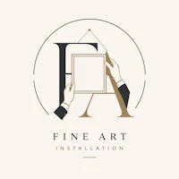a logo for fine art installation