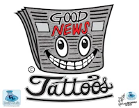 good news tattoos logo