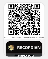 recordian qr code sticker