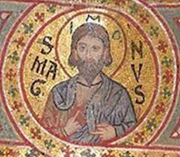 an image of jesus in a mosaic