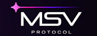 msv protocol logo on a black background