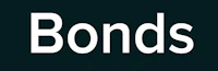the word bonds on a black background