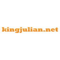 the logo for king julian net