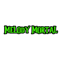 melody mortal logo on a black background