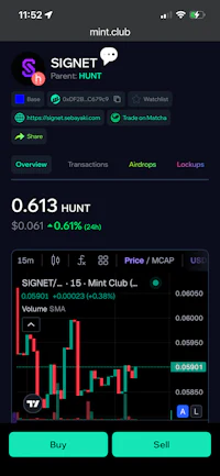 a screenshot of a trading app on a mobile phone
