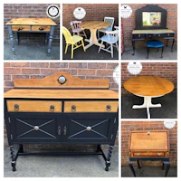 a collage of pictures of different furniture