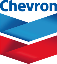 the chevrolet logo on a black background